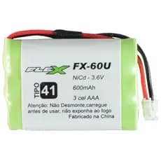 Bateria Recarregável Para Telefone Sem Fio Intelbras 3.6v 600mah 3AAA 5005 - envio imediato