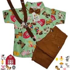 Conjunto Fazendinha Temático Menino Luxo Festa Aniversário