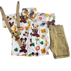 Conjunto Mickey Safari Temático Menino Luxo Festa
