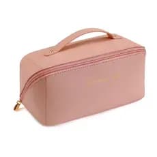 Necessaire Rosa ~ Necessaire Organizadora Maquiagem e Cosmético Feminino ~ Necessaire Para Viagem ~ Necessaire Grande