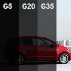 Insulfilm Película fume Automotiva e Residencial para vidros Janela, Portas, blindex G5/G20 ou G35