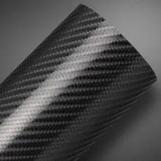Adesivo 1,50m Fibra de Carbono 4D Externo e Interno, alta durabilidade, antibolhas.