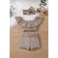 Conjunto Roupa Bebê Menina Body Shorts Feminino diva blogueirinha Liso infantil Conjuntinho Roupinha