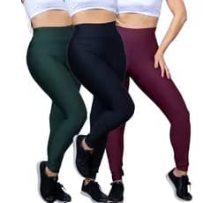 Kit 3 Calça Legging Feminina de Academia ou Dia a Dia PREMIUM