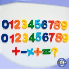 Imã de Letras e Números Infantil Para Lousa Magnética Geladeira Divertido Coloridos