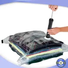 Bomba Organizador Manual De Sucção Tira Ar Para Saco À Vácuo Plástico Envio Imediato