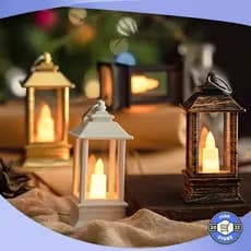 Kit 2x Velas Lamparinas Led Eletrônica Decorativa Natal Branco Quente Envio Imediato