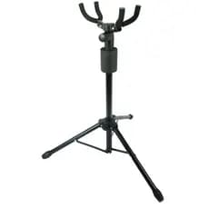 SUPORTE DE CHÃO DUPLO PARA GUITARRA,BAIXO OU VIOLÃO ESTANTE PEDESTAL PARA DOIS INSTRUMENTOS