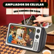 Ampliador de Tela de Celular, Tela de Filme Com HD Formato de TV Antiga 12" LOJA BELEZINHA SP02-AM