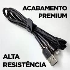 CABO CARREGAMENTO ULTRA RÁPIDO 3A  MARCA FANCY SUPER RESISTENTE PREMIUM