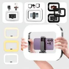Suporte Celular Câmera Cage Gaiola Estabilizador Ring Ligth LED Stedycam