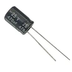 Capacitor Eletrolitico 470x25v - 470 Uf X 25v - 105 Graus