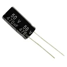 KIT 5 PÇS CAPACITOR ELETROLITICO 470X50V - 470UF X 50V - 105º