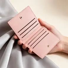 Porta-cartões Unissex Minimalista Ultrafino e Dobrável com Vários Compartimentos para Cartões D475 LING