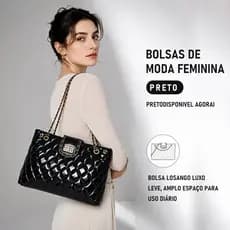 Bolsa Feminina Com Alça Lateral Transversal Faixa de Mão De Corrente Couro TM9177 LING