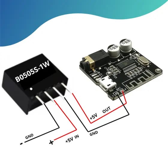 Módulo Bluetooth 5.0 C/conversor Dc Isolador 5v  B0505s-1W
