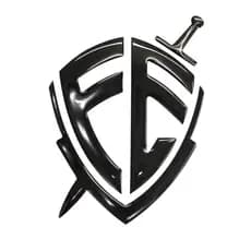 Adesivo Resinado 3D Escudo da Fé Emblema Religioso Evangélico para Carro Moto Notebook - Alta Qualidade 48E4FE84D8FE48D