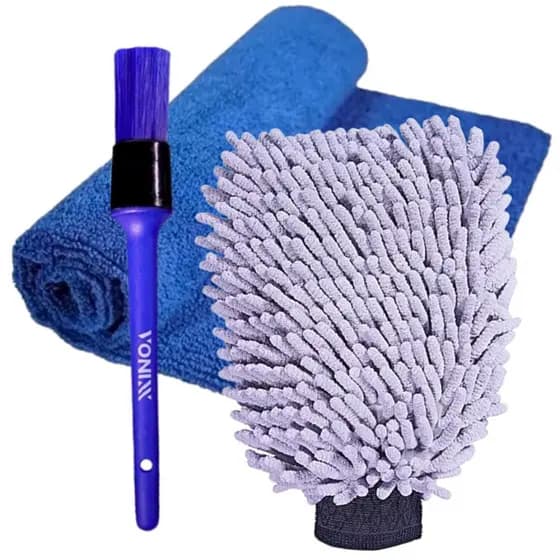Pincel externo nº 16 Toalha Luva vonixx limpeza automotiva