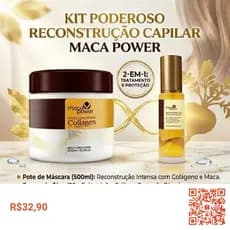 Máscara Capilar Collagen 500ml com Hidratação Intensa