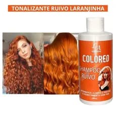 Shampoo Tonalizante 300ml La Cosméticos com Fórmula Sem Amônia