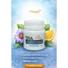 Creme Tira Manchas NatyFlora 50g - Hidratação, Antienvelhecimento e Clareamento
