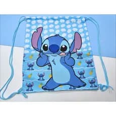 Mochila, Mochila Saco, Mochila infantil, Mochilinha Stitch 25x30 cm
