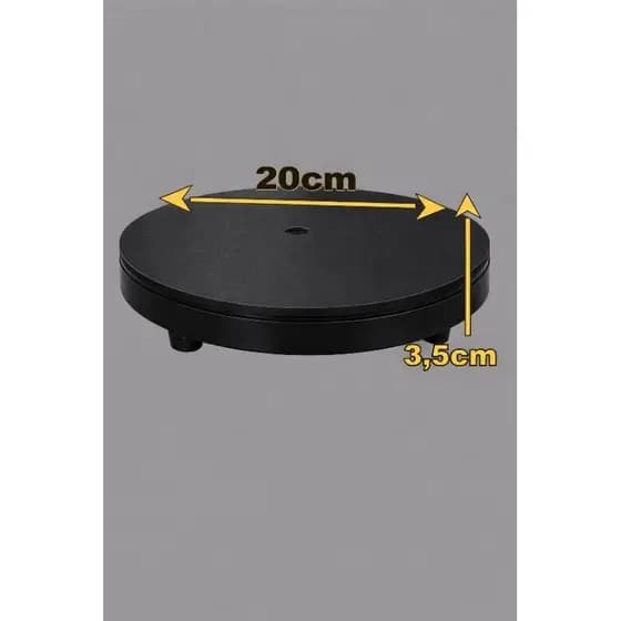 Base universal Giratória  20cm Expositor 360° Suporta Até 10kg