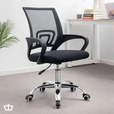 cadeira de escritório "mesh" ergonômica confortável até 120kg