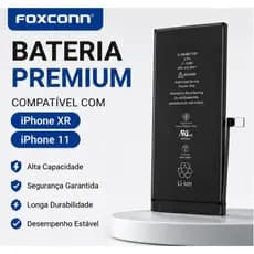 B-A_TERIA COMPATÍVEL IPHONE XR / 11 NORMAL SAUDE 100% Foxconn