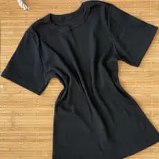 BLUSA TEE SHIRT BABY LOOK CANELADA RIBANA MANGA CURTA BÁSICA ALGODÃO ENVIO RÁPIDO