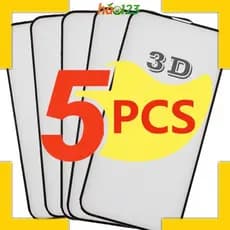Kit 5 Película De Vidro Temperado 3D Para Xiaomi Mi Redmi Note 11 12 4G 11s/10s/10C/12C/10A PocoX4 Pro M4 F4 M5/M5s X5