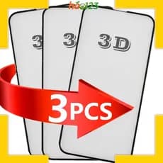 KIT 3PCS Película De Vidro 3D Temperado Para Moto G04 G13 G14 G23 G24 G34 G53 G54 G64 G72 G73 G84