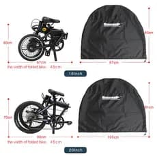 Bolsa Dobrável De Armazenamento De Bicicleta 14-16/20-22 Polegadas
