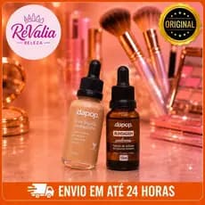 Kit Dapop Base Basiquinha Fluida + Blindagem Poderosa  | Pele Perfeita e Alta Fixação
