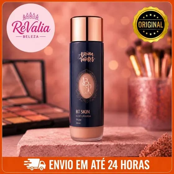Base Líquida Bruna Tavares Alta Cobertura + Longa Duração | Efeito Matte Natural