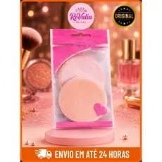 Esponja para Pó Solto ou Compacto - Acabamento Perfeito Maquiagem