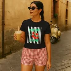 Camiseta Feminina T Shirt Moda Italian Pomodoro