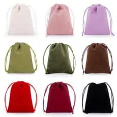 Saco De Presente De Flanela Tamanho 5*7cm Cor Lisa