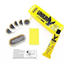 Kit Estojo De Remendo E Cola Para Câmara De Ar De Bicicleta Unium