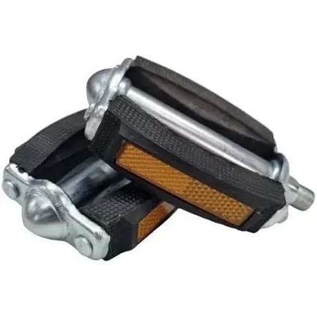 Pedal Alvorada Sueco Preto Para Bicicleta Rosca Fina 1/2