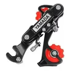 Câmbio Traseiro Passador de Marchas para Bicicleta Marca Yamada 6v/18v Com Gancheira