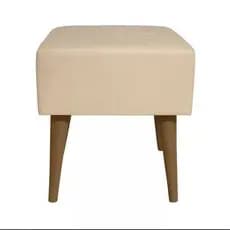 Puff Banqueta Quadrado com Pés Palito 33x33x45 cm - Variações em Cores