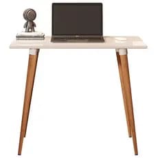 Escrivaninha Mesa Para Computador Retrô Moderna Pés Palito