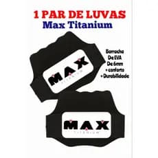 1 PAR. Luvas de EVA para academia/musculação. Modelo MAX.