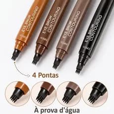 Caneta Sobrancelha Fio a Fio Preenche Falhas Efeito natural Microblading Á prova d'água