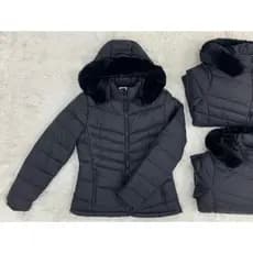 Jaqueta Feminina Puffer Forrada Apeluciada com Capuz