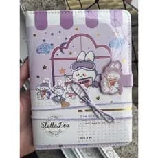 Caderno luxo puff, caderninho luxo, caderno fofo, diário infantil, Caderno Luxo Atacado