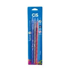 Caneta Esferográfica Cis Spiro - Blister com 3
