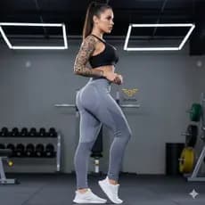 Calça Legging Academia Empina Bumbum Lisa Tamanho Único