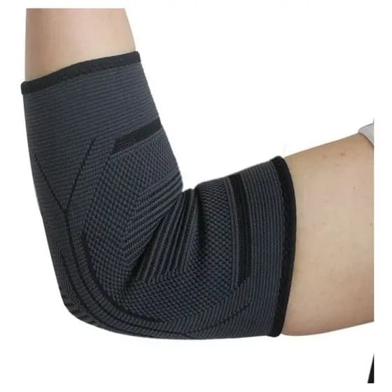 Cotoveleira Tensor Elastica - Compressao Esportes - Aolikes Malha Knit Tensor Spandex Proteção Treinos Esportiva Esportes Spandex 3D Nylon Latéx Silicone